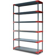 N5K Group Jupiter 1800 x 1200 x 460 mm, gray red - Shelving Unit
