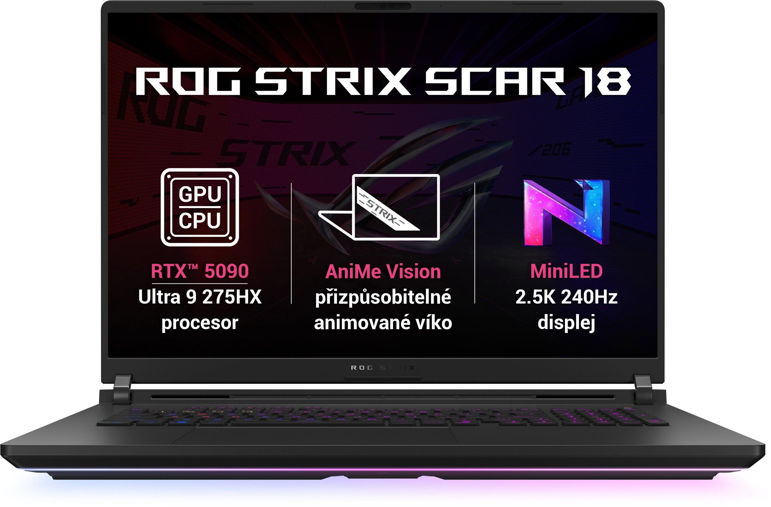 ASUS ROG Strix SCAR 18 G835LX-NEBULA003W Off Black - Gaming Laptop