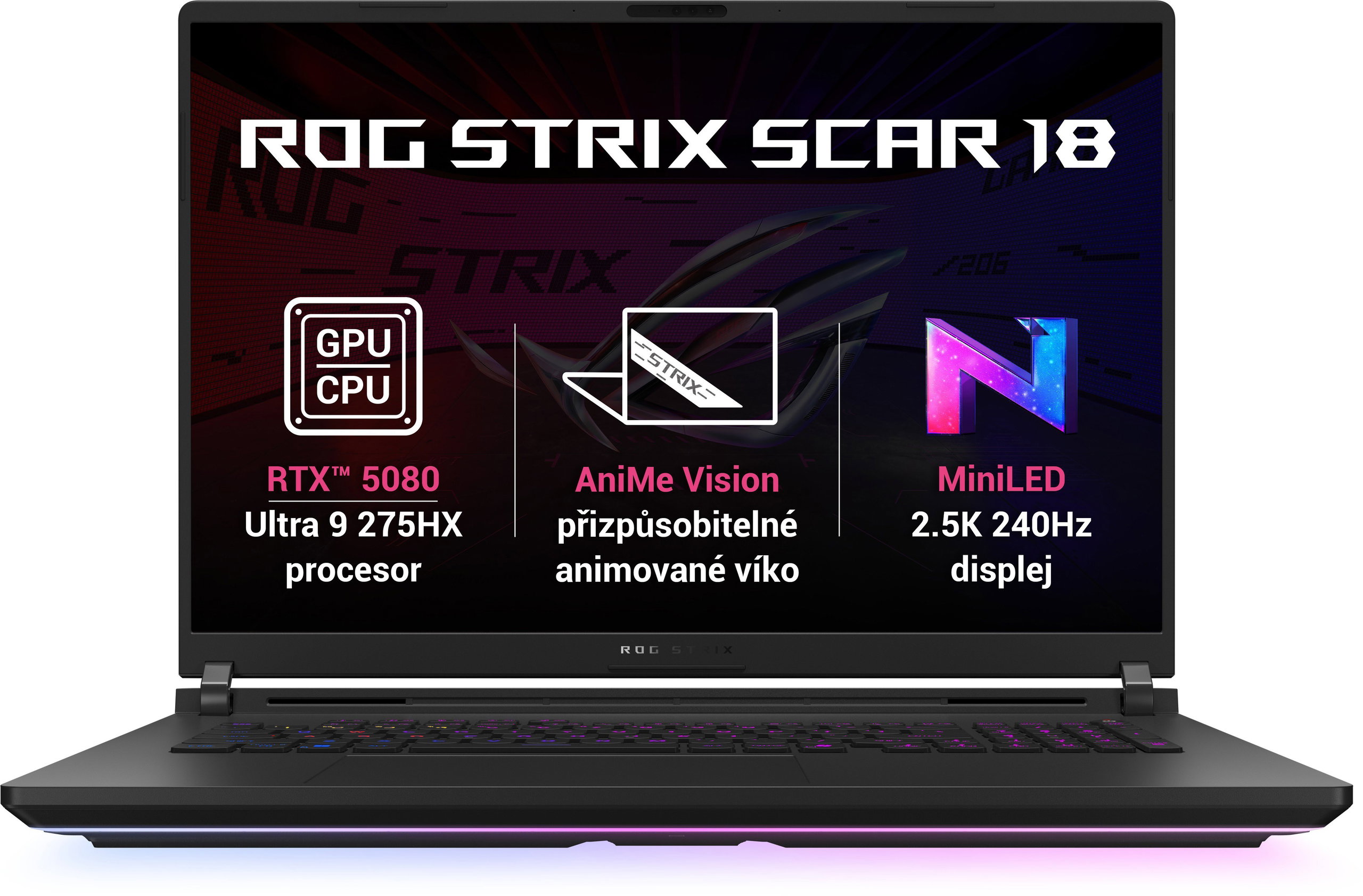 ASUS ROG Strix SCAR 18 G835LW-NEBULA029X Off Black - Gaming Laptop