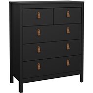 Falco Commode Real 661, black - Chest of Drawers