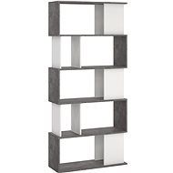 Falco Shelf Penta 735, concrete / white - Shelving Unit