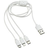 COMPASS USB charging cable 3in1 (micro USB, iPhone, USB C) - Charging Cable Set
