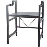 Verk 24259 Adjustable kitchen microwave stand black - Stand