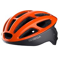 SENA R1 Helmet with Built-in Headset, Orange - Bike Helmet