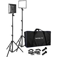 Nanlite LumiPad 25 - Set 2x LED Light, 2x Tripod, Bag - Camera Light