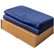 nanoSPACE Mattress sheet with rubber, nano-cotton, blue 160 × 200 × 20 cm - Bedsheet