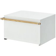 YAMAZAKI  Tosca Bread Bin 4376, White - Breadbox