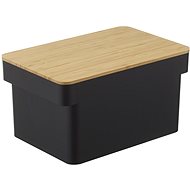 YAMAZAKI Breadbasket Tower 4947, Black - Breadbox