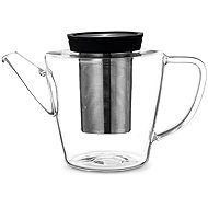 VIVA SCANDINAVIA Teapot with Infusion Strainer, 1L, Clear/Black - Tea Kettle
