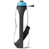 BLACK + BLUM Sports Water Bottle with Binchotan Eau Good Duo, 700ml, Grey/Blue - Drinking Bottle