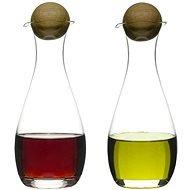 SAGAFORM Carafes for Oil and Vinegar Nature 5015337, 300ml - Condiments Tray