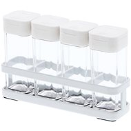 YAMAZAKI Spices Tower 3345 M, White - Condiments Tray