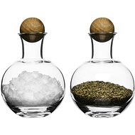 SAGAFORM Salt and Pepper Shakers Nature 5016554, Round - Condiments Tray