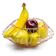 BALVI Mouldable Fruit Bowl Multi Form 27045, Metallic Pink - Bowl