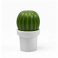 QUALY Pepper/Salt Grinder Tasty Cactus, White - Spice Grinder