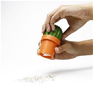 QUALY Pepper / Salt Grinder Tasty Cactus, Orange - Spice Grinder