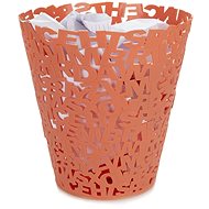 BALVI Letters Waste Bin 27304, Salmon - Rubbish Bin