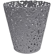 BALVI Waste Bin Letters 26885, Grey - Rubbish Bin