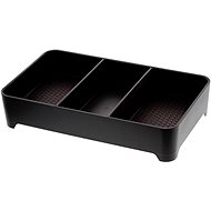 YAMAZAKI Kitchen Preparation Dishes Tower 3515, Black - Bowl Set