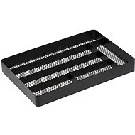 YAMAZAKI Drawer organizer Tower 3316, metal, black - Cutlery Tray