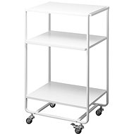 YAMAZAKI Kitchen Trolley Tower 4918, White - Cart