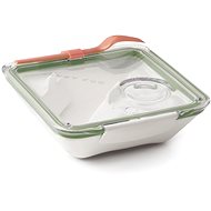 BLACK+BLUM Snack box LunchBox Appetit 880ml, white/olive - Lunch Box