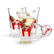 SAGAFORM Glasses Sweeden Dala Horse 5017739, 4pcs, 45ml - Glass