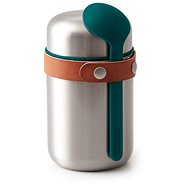 BLACK+BLUM Food Flask, 400ml, stainless steel/blue - Insulated Food Jar