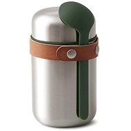 BLACK+BLUM Food Flask, 400ml, stainless steel/olive - Insulated Food Jar