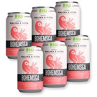 Bohemsca Organic Raspberry & Mint 6 x0,33l Tins - Lemonade