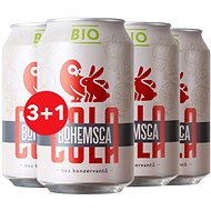 Bohemsca Organic Cola 4× 0,33l tin - Lemonade