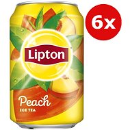 Lipton Peach Ice Tea 6×0,33l tin - Iced Tea