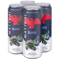 Mattoni Black 4×0,5l tin - Flavoured Water