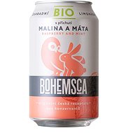 Bohemsca Organic Raspberry and Mint 0,33l tin - Lemonade