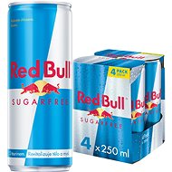 Red Bull Sugarfree 4×0,25l - Energy Drink