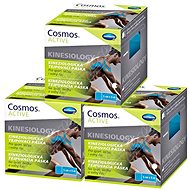 COSMOS Active taping tape blue 5 cm x 5 m - 3 pcs - Tape