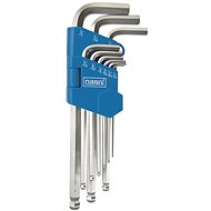 NAREX Inch Set Allen Keys 9 Parts 1/16 - 3/8 - Hex Key Set