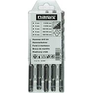 NAREX Set of 4 PLUS Drills for Concrete, 5-piece - SDS-plus Drill Bit Set