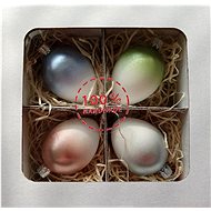 Nastrom Set of Easter Eggs - Coloured Small, 4 pcs - Easter Decoration