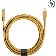 Native Union Belt Cable (USB-C – Lightning) 3 m Kraft - Dátový kábel
