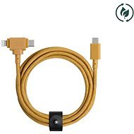 Native Union Belt Universal Cable USB-C to Lightning + USB-C - 1.5m, Kraft - Adatkábel