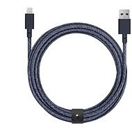 Native Union Belt Cable XL Lightning 3 m, indigo - Dátový kábel