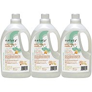 NATUTY Laundry Detergent Unscented, 1.5L, 3pcs (75 Washes) - Detergent