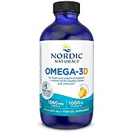 Nordic Naturals Omega-3D, lemon, 237 ml - Omega 3