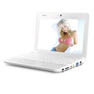 MSI U100 WIND White 160GB 1GB Bundle - Laptop