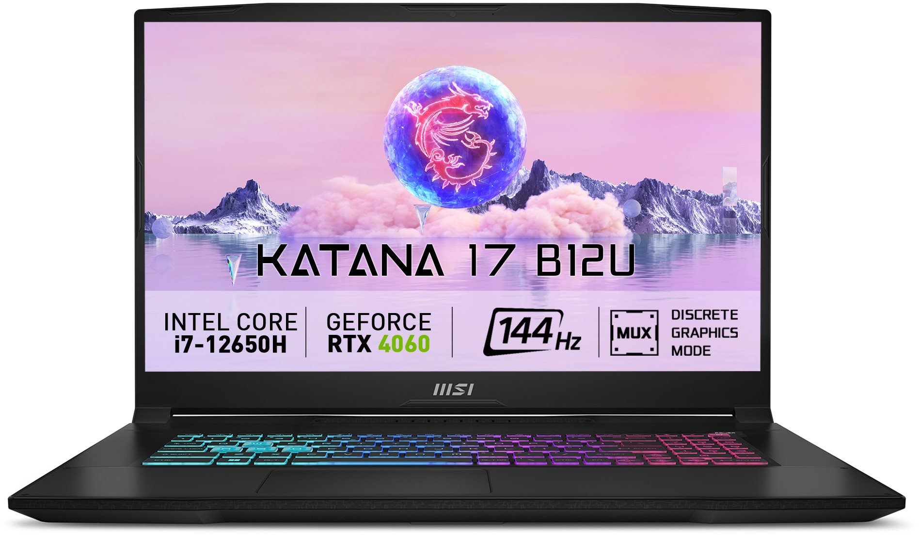 Refurbished - MSI Katana 17 B12VFK-458CZ - Gaming Laptop