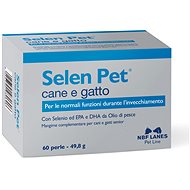 NBF Lanes selenium pet dog and cat 60 kps support during aging - Food Supplement for Dogs