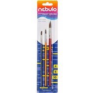 NEBULO size 4, 6, 10, coloured - set of 3 - Brush