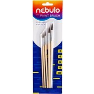 NEBULO size 2, 4, 6, 8, 10, natural - set of 5 - Brush