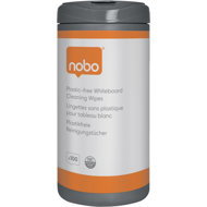 NOBO Plastic-free Whiteboard Cleaning Wipes - pack of 100 - Whiteboard Cleaner